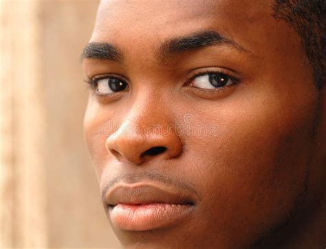 Portrait Of An African American Man Stock Image Image Of Thoughtful