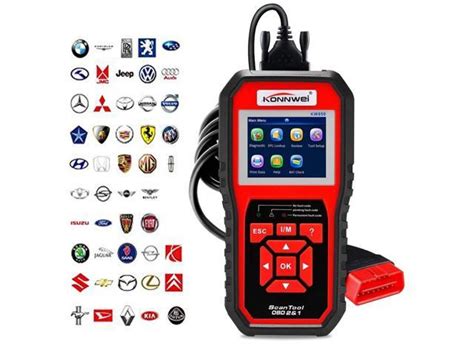 Note does not include the battery support, laptop or other items in the above picture. KINGBOLEN KW850 Professional OBD2 Scanner Automotive ...