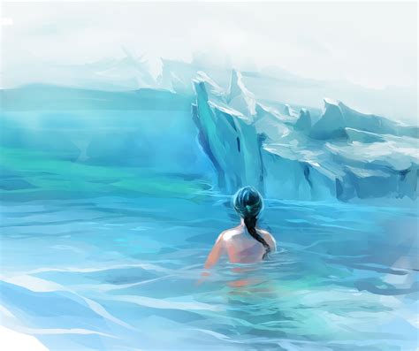 Arctic Mermaid Paintstorm Test By Elsouille On Deviantart