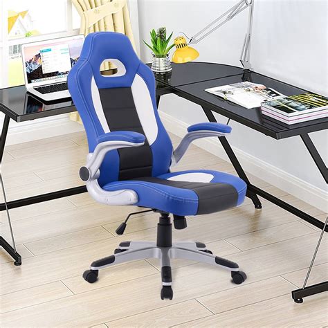 Gtracing gaming chair have racing executive ergonomic adjustable swivel function. Giantex Pu Leather Executive Racing Style Bucket Seat ...