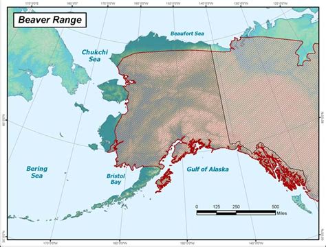 Beaver Range Map Alaska Department Of Fish And Game