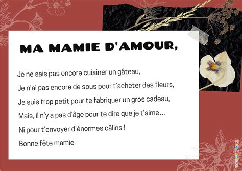 Poeme Pour Mamie Un Poeme Pour Une Mamie D Amour Imprimer Pour La The Best Porn Website