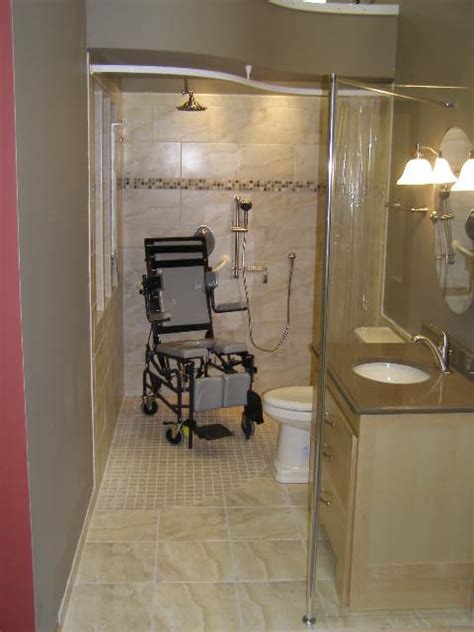 Wheelchair Accessible Shower And Bathroom Shower Base And Entry Design Cleveland And Columbus Ohio