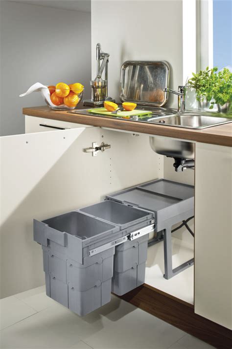 Color schemes for your kitchen #1: Ninka Easywaste 32 Litre Kitchen Pull Out Bin-400mm Wide Cabinet 2 Container-2x16 litre - Fit My ...