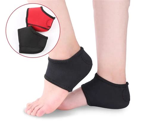Lumiparty 2pcs Foot Heel Ankle Wrap Pads Plantar Fasciitis Therapy Pain