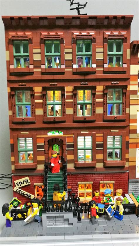 Moc Brownstone Inspired Buildings Lego House Lego