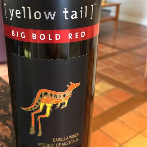 Spirit Of Wine Review Yellow Tail Big Bold Red South Eastern