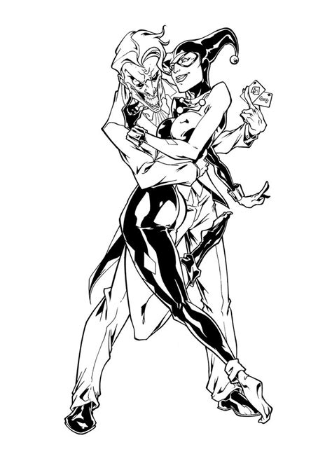 Joker And Harley By Marvelmania Inked Small By Gz12wk On Deviantart