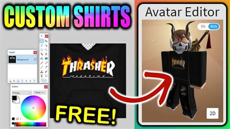 Make Your Own Custom Roblox Shirts Free Boys And Girls Youtube
