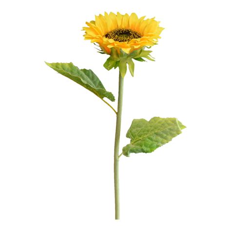 Nicola Spring Artificial Long Stem Sunflower Plant In Yellow 66cm