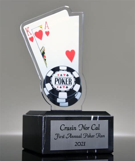 Big Slick Acrylic Cards Trophy