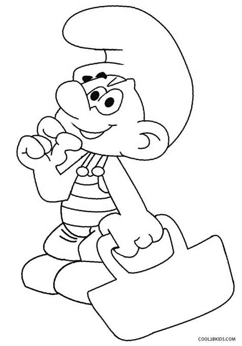 Printable Smurf Coloring Pages For Kids Cool2bkids