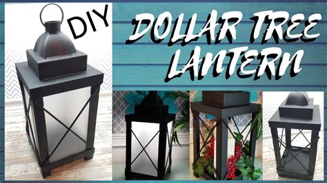Diy Dollar Tree Lantern W Lights Home Decor 3 Looks In 1