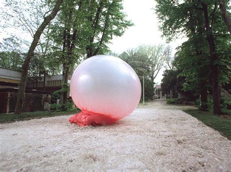 Giant Bubble Gum Installations By Simone Decker