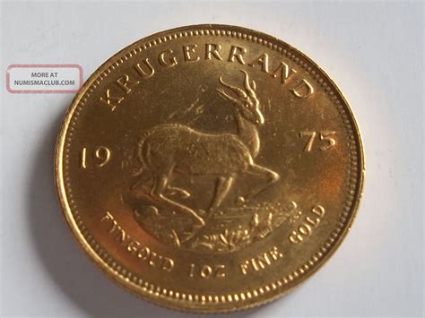 1975 1 Oz Gold South African Krugerrand Bu