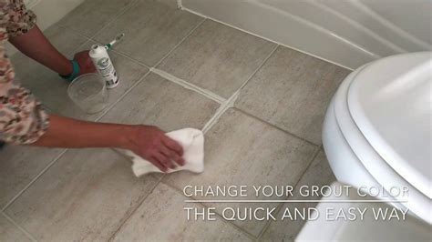 Change Grout Color The Easy Way Change Grout Color Grout Color