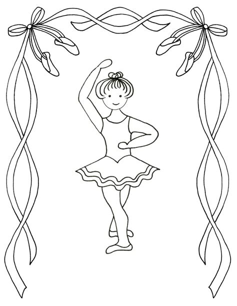 Printable Ballerina Coloring Pages