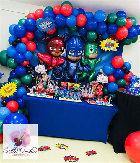 Pj Masks Birthday Decorations Ideas Todd Waggoners Coloring Pages