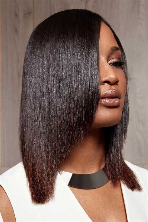 Long Layered Bob Hairstyles For Black Women