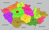 Cartina Repubblica Ceca | Cartina