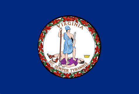 Flag Of Virginia Image And Meaning Virginia Flag Country Flags