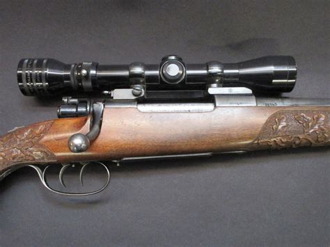 1954 Custom Fn Mauser Bolt Action Rifle 30 06 24 Barrel Double Set