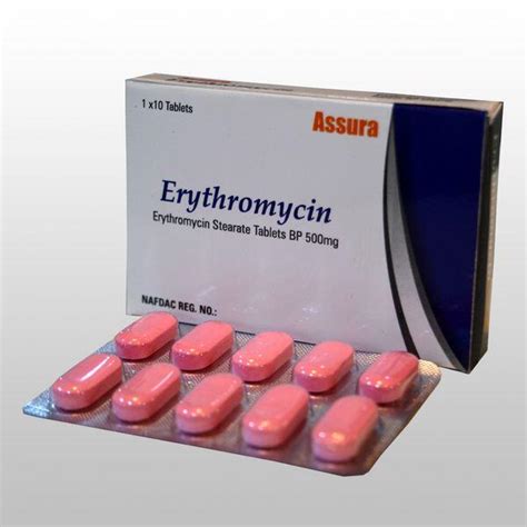 Erythromycin Stearate Antibacterial Drugs