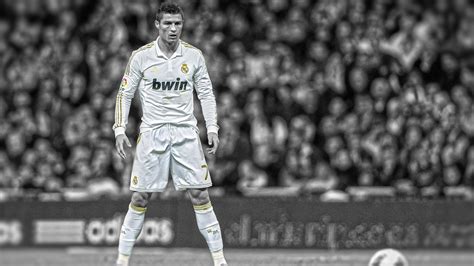 Cristiano Ronaldo Black And White 1920x1080 Wallpaper