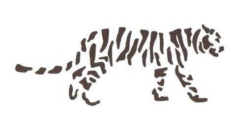 Tiger Stencil Stencil Patterns Stencils Wall