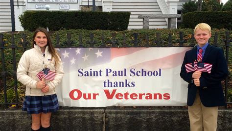 St Paul School Honors Veterans