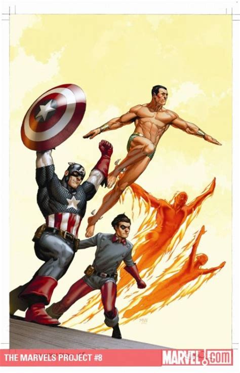 Steve Mcniven The Marvels Project Captain America Comic Marvel