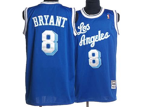 Kobe bryant los angeles lakers jersey #8. Cheap NBA Los Angeles Lakers 8 Kobe Bryant Blue Authentic Throwback Jersey for sale.