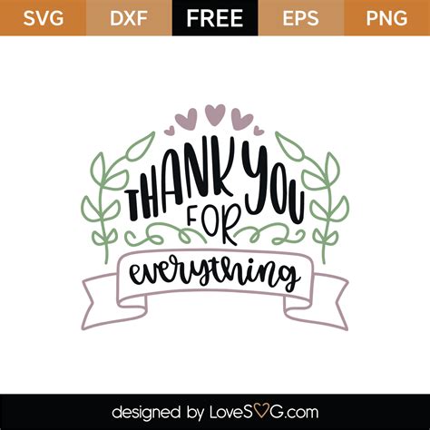 Thank You Svg Image Fasrkingdom