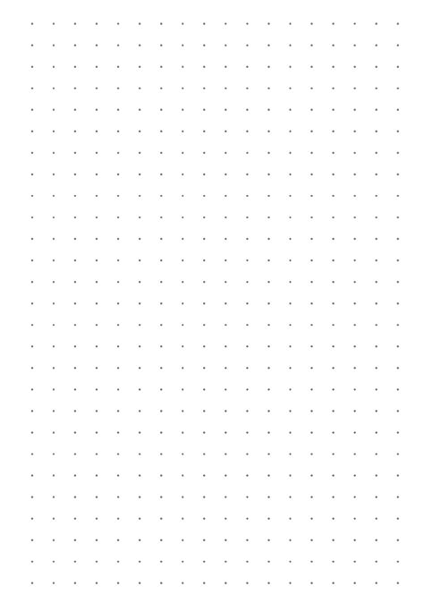 Printable Dot Grid Paper With 75 Mm Spacing Pdf Download Bullet