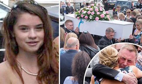 Becky Watts Funeral Hundreds Gather To Remember Becky Watts Uk