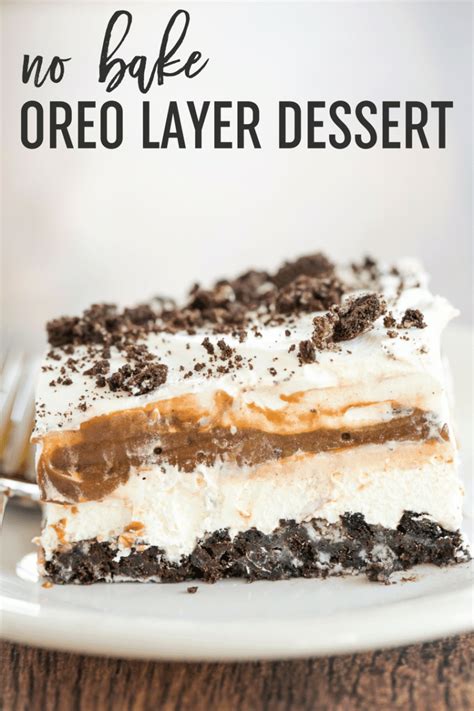 Oreo dessert box | oreo pudding dessert box ingredients: No Bake Oreo Layer Dessert | Brown Eyed Baker