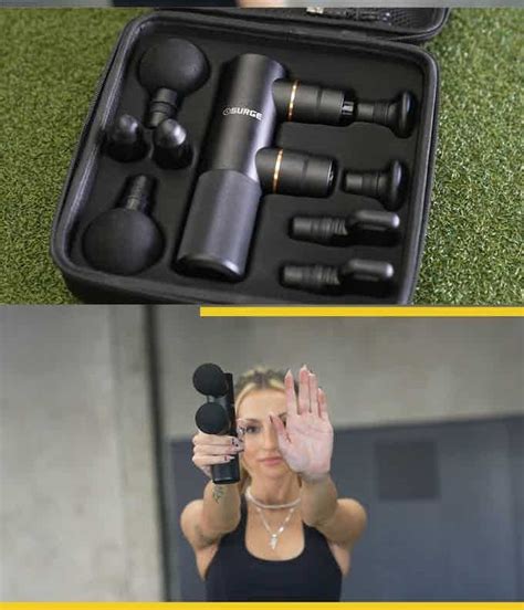 Surge The Worlds First Dual Head Massage Gun Kickstartech