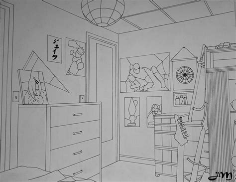 Two Point Perspective Room By Skywolf Jm On Deviantart