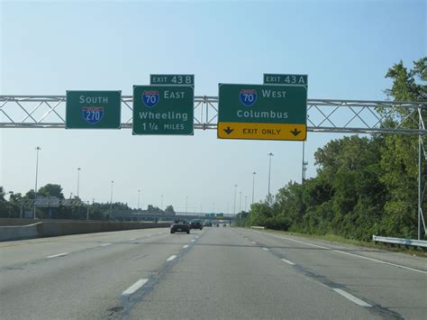 Ohio Interstate 270 Inner Loop Cross Country Roads