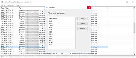 Download Novirusthanks File Extension Monitor