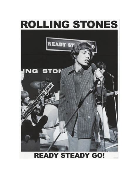 The Rolling Stones Ready Steady Go Mick Jagger 1966 Poster 24 X 36