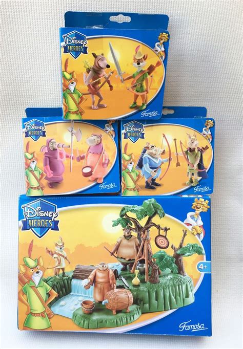 Disney Heroes Famosa Robin Hood Toys Play Sets Little John Friar Tuck