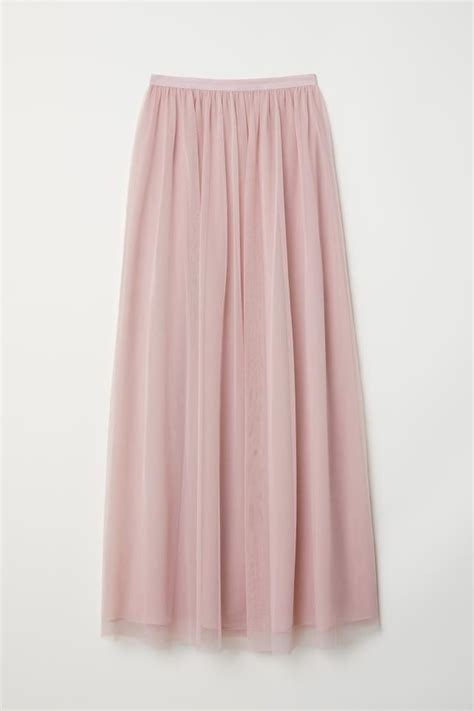 Long Tulle Skirt Vintage Pink Ladies Handm Us Tulle Long Skirt