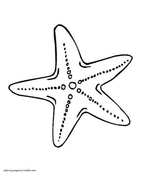 Sea Star Coloring Page Coloring Pages Printablecom