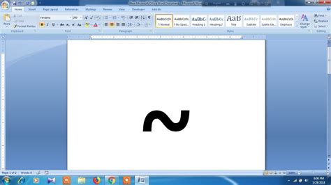 A tilde appears above an underscored blank space. How to type TILDE symbol in microsoft word - YouTube