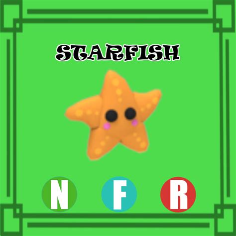 Starfish Neon Fly Ride Adopt Me