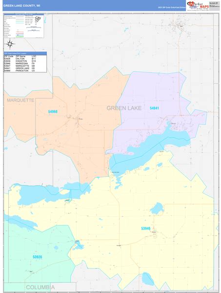 Maps Of Green Lake County Wisconsin