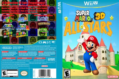 Super Mario 3d All Stars Wii U Box Art Cover By Kingdomheartsfan123