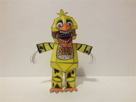 Fnaf Papercraft Old Chica By Letisdothis On Deviantart