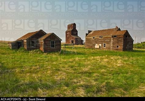 Canada Abandoned Farm Town Bents Saskatchewan Old Abandoned